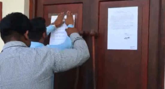 Bribery Officers Post Court Notice